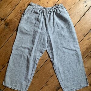 Flax Wide Leg Flood Pants
